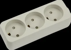 3 stikdåse med jord - grå| Stikdåser