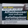 Affaldspose med snøreluk 20 L| Affaldsspande Og -Poser