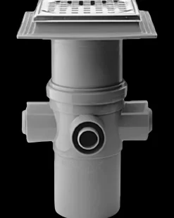 Afløbsskål med rist 110 mm| Badeværelsesartikler|Øvrige Vvs-Artikler