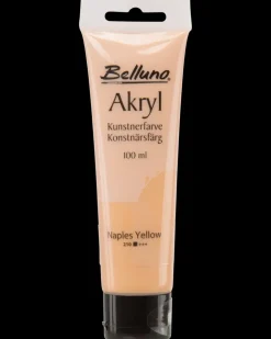 Belluno Akrylfarve 100 ml Naples yellow| Akrylmaling