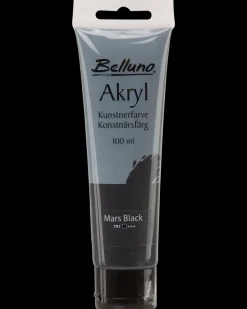 Belluno Akrylfarve 100 ml Mars black| Akrylmaling