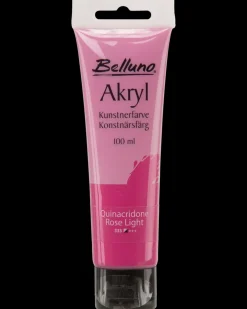 Belluno Akrylfarve 100 ml Quinacridone rose light| Akrylmaling