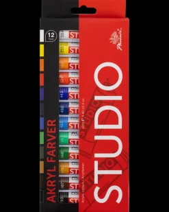 Akrylfarvesæt - 12 ml| Akrylmaling