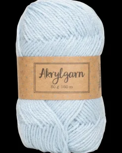 Akrylgarn 50 g - babyblå| Sy Og Strik