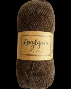 Akrylgarn 50 g - espresso| Sy Og Strik