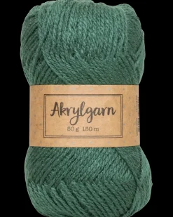Akrylgarn 50 g - mørkegrøn| Sy Og Strik