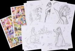 Aktivitetshæfte 100 stickers - prinsesser| Øvrige Hobbyartikler