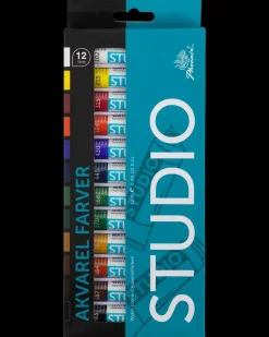 Akvarelfarvesæt - 12 ml| Øvrige Hobbyartikler