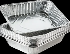 Alubakke med høj kant 26 x 32 cm 10-pak| Reserve- Og Løsdele|Grilltilbehør