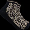 Designed FOR YOU Ankelsokker med leopardprint - Sort| Strømper Og Arbejdsstrømper