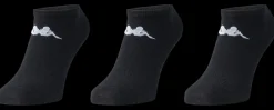Kappa Ankelstrømper sort - 3-pak| Strømper Og Arbejdsstrømper