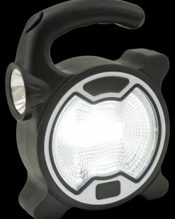 BRIGHT DESIGN Arbejdslampe 2-i-1 sort/hvid| Pandelamper Og Lommelygter|Arbejdsbelysning