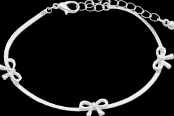 Armbånd med sløjfer - sølv| Smykker & Hårpynt