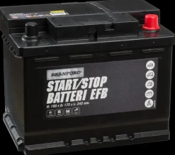 BRANFORD Autobatteri Start/Stop EFB 60Ah +højre| Auto- Og Mc-Batterier