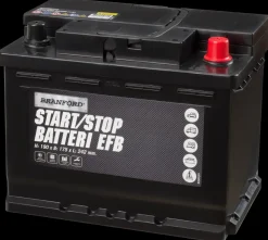 BRANFORD Autobatteri Start/Stop EFB 60Ah +højre| Auto- Og Mc-Batterier