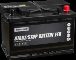 BRANFORD Autobatteri Start/Stop EFB 70Ah +højre| Auto- Og Mc-Batterier