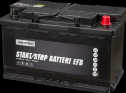 BRANFORD Autobatteri Start/Stop EFB 80Ah +højre| Auto- Og Mc-Batterier