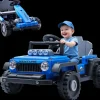 Azeno Transformer Elbil 24V - Blå|Børn Udeleg På Hjul|Elbil Til Børn