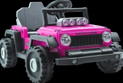 Azeno Transformer Elbil 24V - Pink|Børn Udeleg På Hjul|Elbil Til Børn