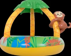 SunClub Babypool med abe - Ø102 cm| Vandleg