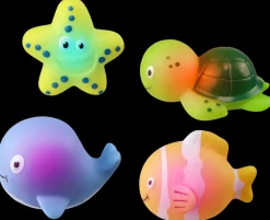Badelegetøj Havdyr med lys 4-pak| Vandleg