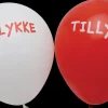 Ballon H. 25 cm 6-pak - Tillykke| Festartikler