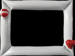 Ballonramme - Hvid/rød| Festartikler|Underholdning Til Nytår