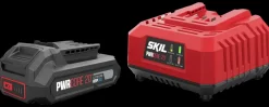 SKIL Batteri 2,5 Ah og 20V lader| Batterier Og Batteriopladere