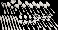 SJÖBO Bestiksæt 36 dele - mat| Service Og Bestik