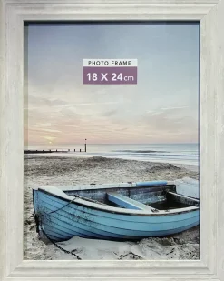 Billedramme hvid bred - 18 x 24 cm| Billedrammer