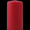 Bloklys Ø5,8 x H 12 cm rød| Lys Og Olielamper