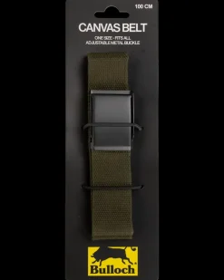 Bulloch Bælte kanvas Army grøn| Øvrigt Tøj Og Tilbehør