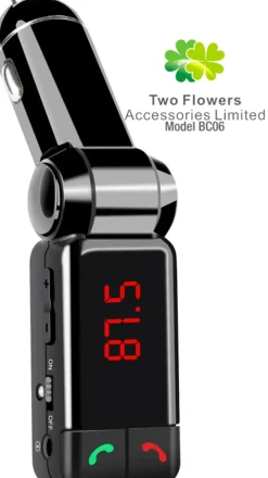 Shenzhen Leadinway Tech model BC06 Bluetooth FM transmitter| Elektronik