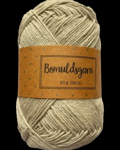 Bomuldsgarn 50 g - beige| Sy Og Strik