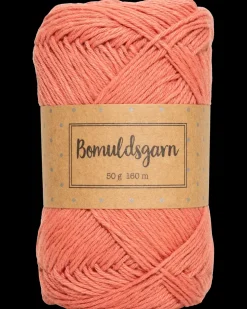Bomuldsgarn 50 g - koral| Sy Og Strik
