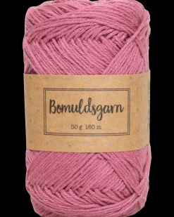 Bomuldsgarn 50 g - mørk rosa| Sy Og Strik