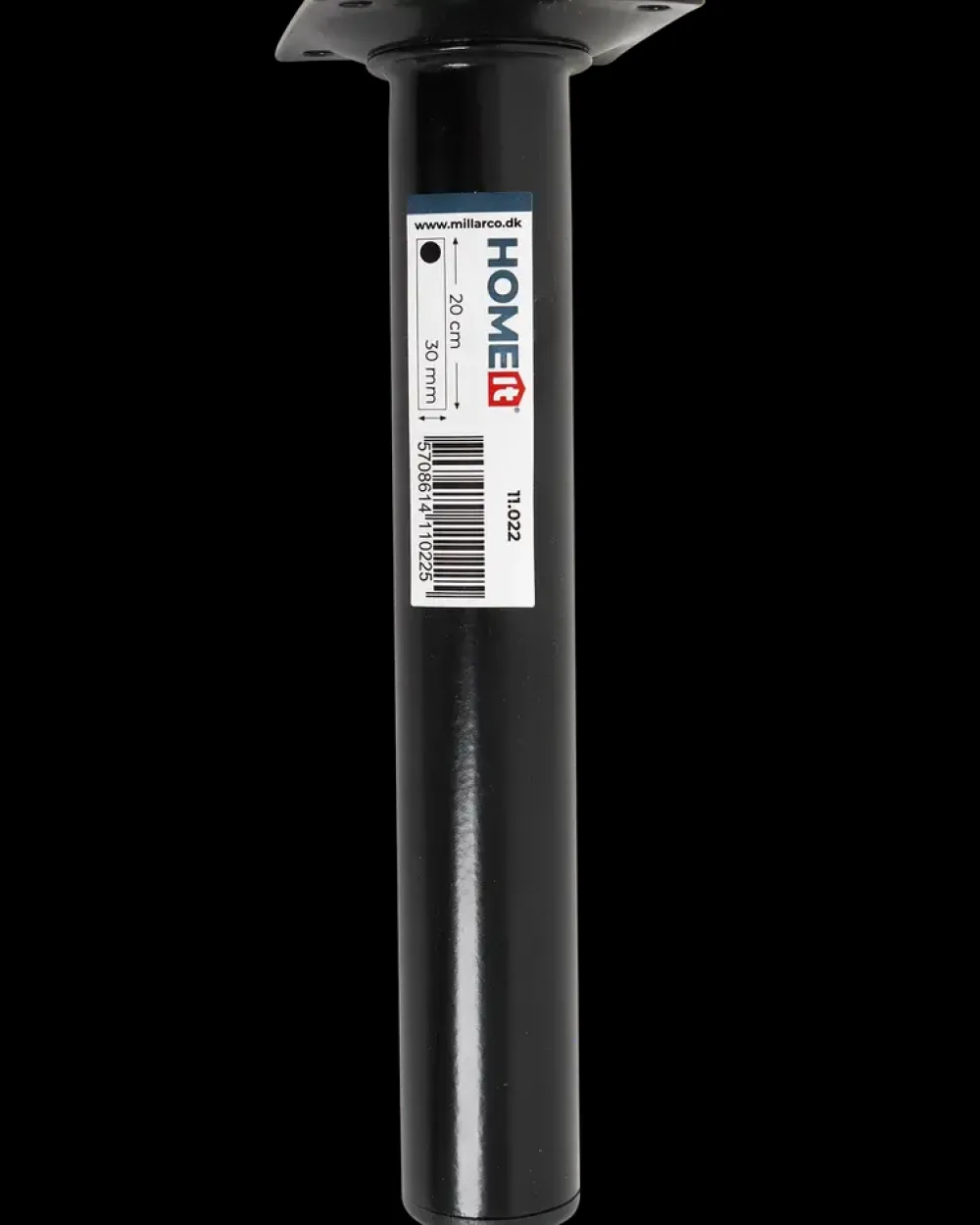 Home>it Bordben Sort Ø30 mm - H 20 cm| Øvrige Møbler|Klapstole Og -Borde