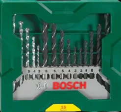 Bosch Borsæt træ/metal/mur 15 dele| Bor