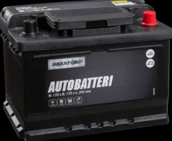 BRANFORD Autobatteri 12V 54 Ah (+h)| Auto- Og Mc-Batterier