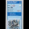 Arvid Nilsson Bræddebolt + møtrik M6 x 20 mm 6-pak| Øvrige Monteringsbeslag