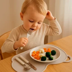 WeCare Børnedækkeservietter Silikone| Spisetid