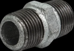 Brystnippel 1/2" - galvaniseret| Rør Og Fittings