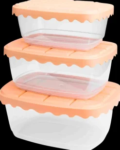 SJÖBO Bøttesæt med chokoformet låg| Øvrige Køkkenartikler