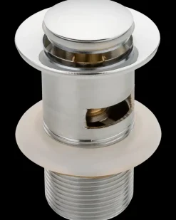 Bundventil med pop-up 1 1/4'' - krom| Vaske