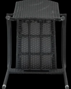 Cadiz Stabelstol - Sort Rattan| Havestole