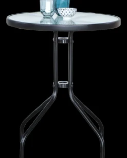 Cafebord Ø60 cm sort stål| Haveborde