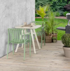 Cafebord 71 x 71 cm - hvid| Haveborde