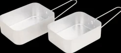 Camping kasserollesæt aluminium 2 dele| Gasblus Og Gaskogeplader