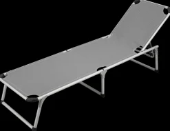 CampOut Drømmeseng aluminium - grå/sort| Campingmøbler