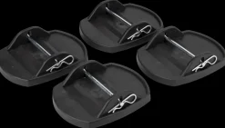 CampOut Underlagsplader til støtteben 4 stk.| Campingudstyr